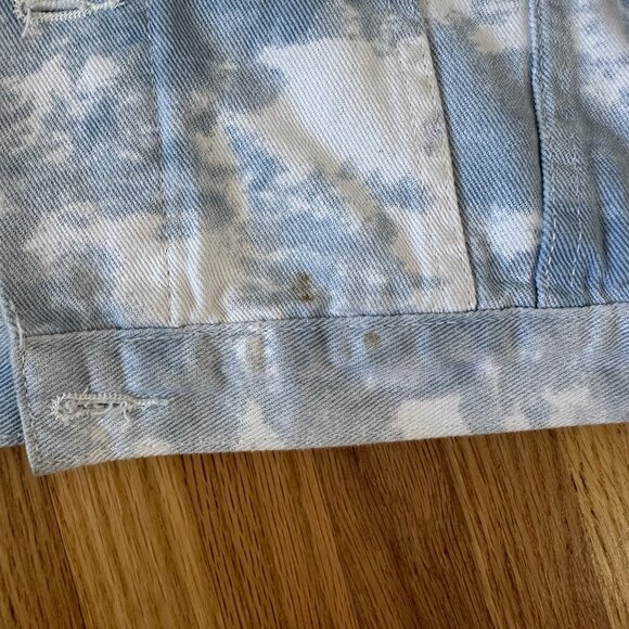 Princess Polly Blue Tie Dye Denim Jacket - Picture 6 of 6